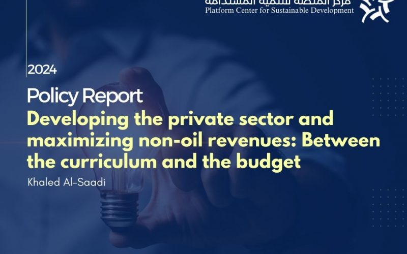 Developing the private sector and maximizing non-oil revenues: Between the curriculum and the budget